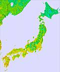 Japan Temperature Map