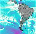 South America Wind Map